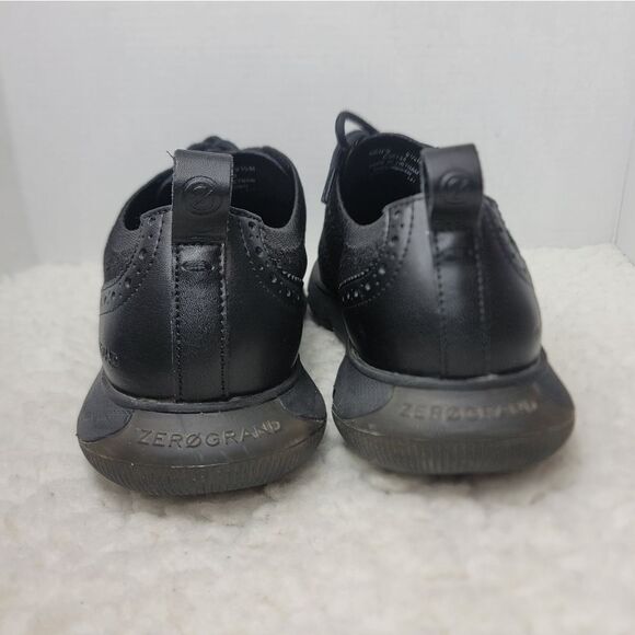 Cole Haan 4.Zerogrand Mens Oxford Shoes Size 9.5 Black Stitchlite Wingtip C35744 main image 8